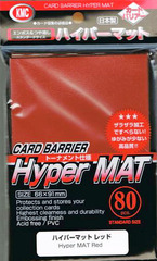 KMC Hyper MAT Red Sleeves (80 ct)